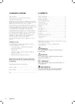 Preview for 2 page of Westinghouse WSF6725I User Manual