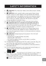 Preview for 5 page of Westinghouse WSFS1601SV Instruction Manual