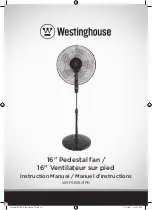 Westinghouse WSFSB1601PK Instruction Manual preview