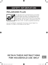 Preview for 7 page of Westinghouse WSFTBK14AS Instruction Manual