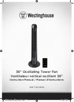 Preview for 1 page of Westinghouse WSFTDXS36BK Instruction Manual