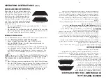 Preview for 8 page of Westinghouse WST3019ZE Owner'S Manual