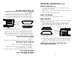 Preview for 9 page of Westinghouse WST3019ZE Owner'S Manual