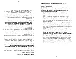 Preview for 16 page of Westinghouse WST3019ZE Owner'S Manual