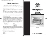 Предварительный просмотр 1 страницы Westinghouse WST3028 User Manual