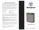 Предварительный просмотр 1 страницы Westinghouse WST6004 Owner'S Manual