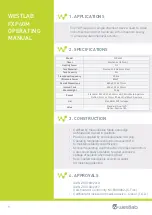 Preview for 2 page of Westlab FXP40M Operating Manual