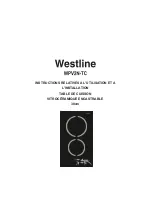 Preview for 2 page of Westline WPV2N-TC Operating And Installation Instructions