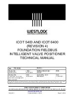 Westlock ICOT 5400 Technical Manual preview