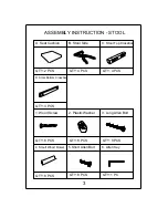 Preview for 3 page of Weston Home 311C473P(3A) Assembly Instruction