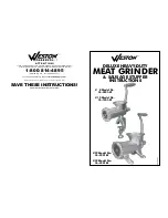 Предварительный просмотр 1 страницы Weston Products 36-0801-W Instructions Manual