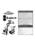 Предварительный просмотр 2 страницы Weston Products 36-0801-W Instructions Manual