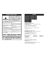 Preview for 4 page of Weston Products 36-3501-W Instructions Manual