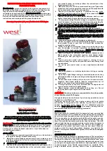 Предварительный просмотр 1 страницы Weston UK WEST EUROTECH 52 T2 CURARE SPECIAL Instructions