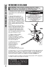 Предварительный просмотр 32 страницы Weston 08-0801-W User Manual