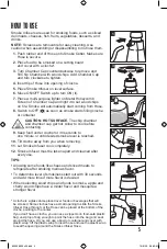 Preview for 5 page of Weston 41-0801-W Use & Care Manual