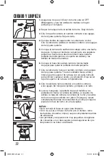 Preview for 22 page of Weston 41-0801-W Use & Care Manual