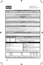 Предварительный просмотр 20 страницы Weston 83-0750 Series Manual