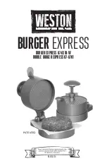 Предварительный просмотр 1 страницы Weston BURGER EXPRESS Manual