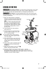 Предварительный просмотр 7 страницы Weston BUTCHER Series MG08 Manual