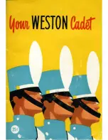 Preview for 1 page of Weston Cadet 852 Manual