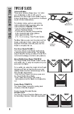 Preview for 8 page of Weston MANDOLINE  16-0501-W Instructions Manual