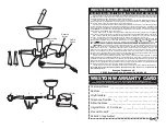 Предварительный просмотр 2 страницы Weston Roma 82-0202-W Instructions Manual