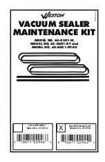 Preview for 1 page of Weston SPORTSMAN'S ADVANTAGE 65-0501-RT Service Instructions Manual