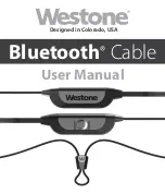 Westone Bluetooth Cable User Manual предпросмотр