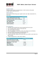 Preview for 12 page of WestOz Wireless 9000P Owner'S Manual