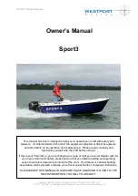 Westport Sport3 Owner'S Manual preview