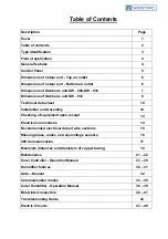 Preview for 3 page of Westric DW Series Installation, Operation And Maintenance Manual