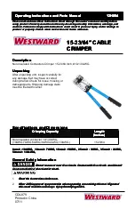 Westward 13H894 Operating Instructions And Parts Manual предпросмотр