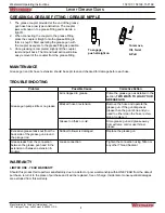 Preview for 3 page of Westward 15F197 Operating Instructions Manual