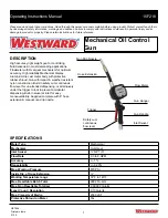 Westward 15F218 Operating Instructions Manual предпросмотр