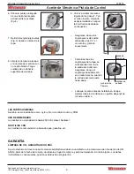 Предварительный просмотр 8 страницы Westward 15F218 Operating Instructions Manual