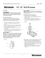 Предварительный просмотр 6 страницы Westward 1KEN3 Operating Instructions And Parts Manual