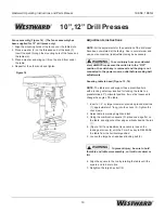 Предварительный просмотр 10 страницы Westward 1KEN3 Operating Instructions And Parts Manual