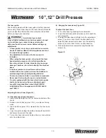 Предварительный просмотр 13 страницы Westward 1KEN3 Operating Instructions And Parts Manual