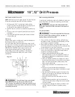 Предварительный просмотр 15 страницы Westward 1KEN3 Operating Instructions And Parts Manual