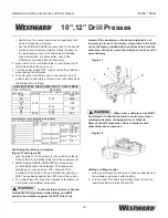 Предварительный просмотр 16 страницы Westward 1KEN3 Operating Instructions And Parts Manual