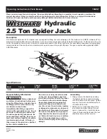 Westward 1MZK9 Operating Instructions & Parts Manual preview