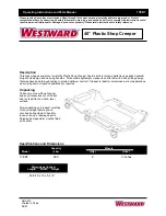 Westward 1YER7 Operating Instructions And Parts Manual предпросмотр