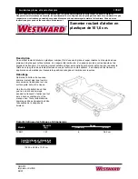 Предварительный просмотр 3 страницы Westward 1YER7 Operating Instructions And Parts Manual