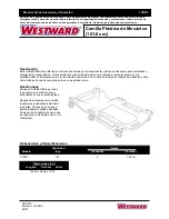 Предварительный просмотр 5 страницы Westward 1YER7 Operating Instructions And Parts Manual