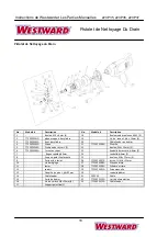 Предварительный просмотр 62 страницы Westward 22XP35 Operating Instructions And Parts Manual