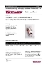 Предварительный просмотр 1 страницы Westward 22YM05 Operating Instructions Manual