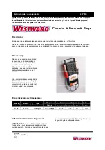 Предварительный просмотр 4 страницы Westward 22YM05 Operating Instructions Manual