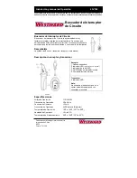 Предварительный просмотр 6 страницы Westward 23V746 Operating Instructions And Parts Manual