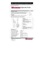 Предварительный просмотр 11 страницы Westward 23V746 Operating Instructions And Parts Manual